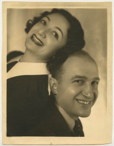 Above: Molly Picon and Jacob Kalich, 1923 